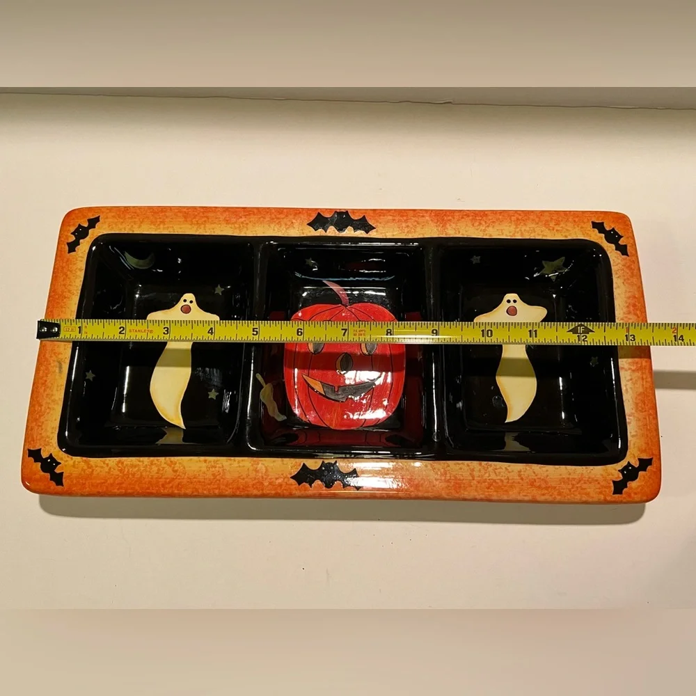 NWOT VINTAGE TARGET CERAMIC HALLOWEEN SERVING PLATTER.